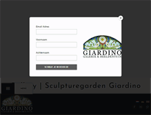 Tablet Screenshot of giardinobeeldentuin.nl
